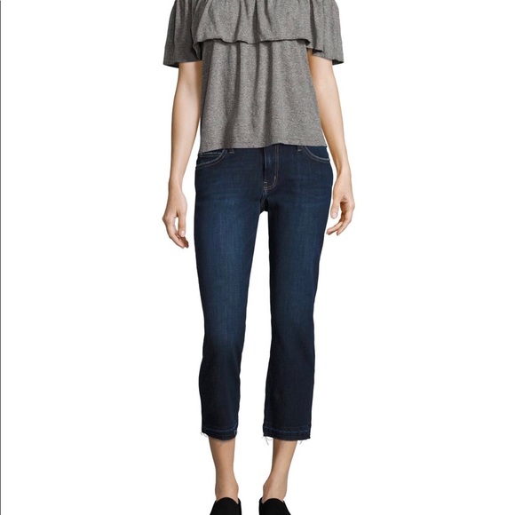 Current/Elliot Ruffled Off-the-shoulder top - Picture 3 of 8